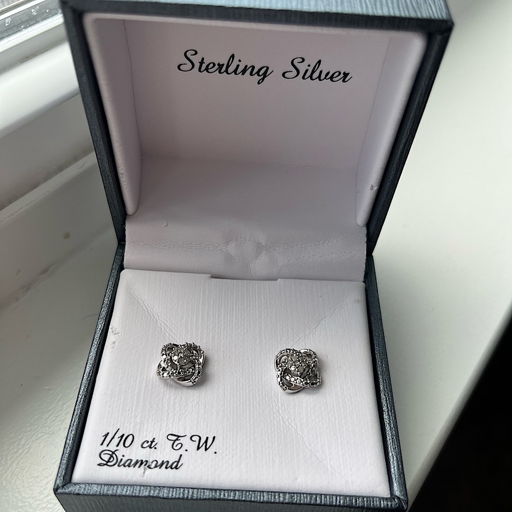 1/10 Carat T.W Diamond Fashion Earrings - Picture 1 of 6